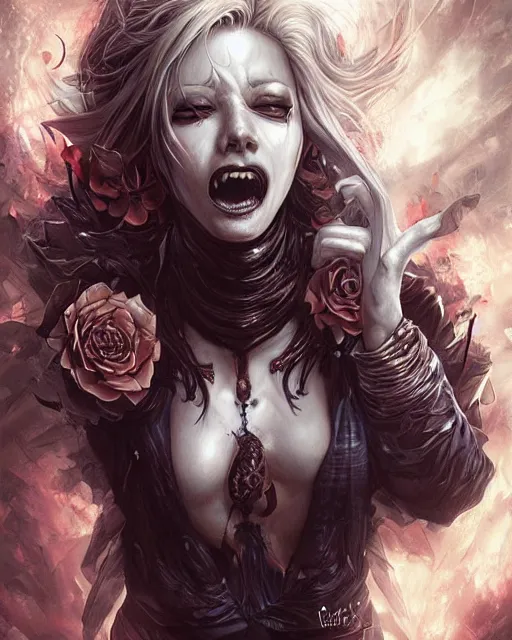 Image similar to death is swallowed up in victory, very detailed and beautiful face, screaming, artwork by artgerm, centered shot, wide angle, full body, islandpunk