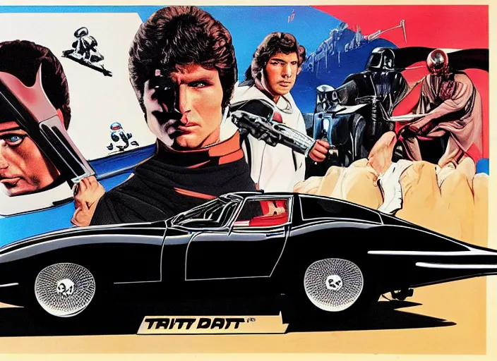 Image similar to kitt, knight rider, jaguar e - type. style danger diabolik, star wars, thx 1 1 3 8