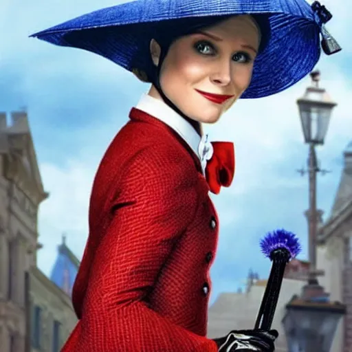 Image similar to “ kristen bell as marry poppins. ”