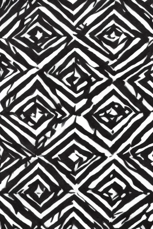 Image similar to abstract geometric patterns drawn in charcoal