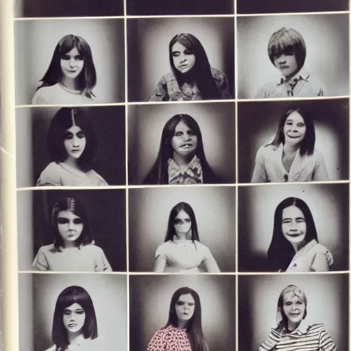 Image similar to high school photo book 1974