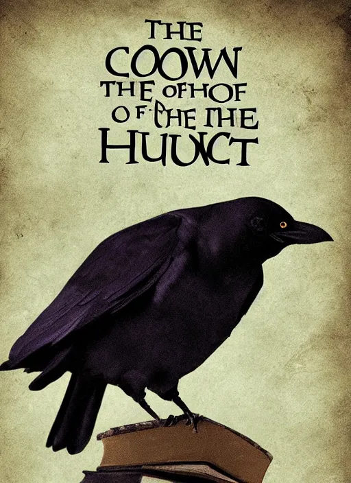 Image similar to book cover for the novel 'Crow of the Witch Hunt', digital art