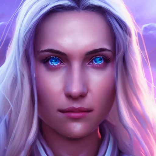 Image similar to portrait of jaina proudmoore amazing details 8 k beautiful ultra realistic sharp focus cinematic lightning highly detailed, digital painting, artstation, concept art, smooth, sharp focus, illustration sozomaika