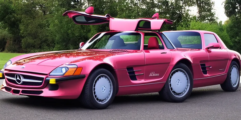 Image similar to “1980s Mercedes SLS, ultra realistic, 4K”