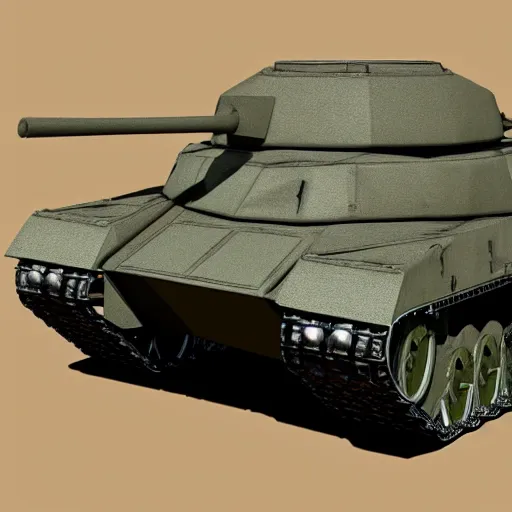 Image similar to 3d rendered panzer 4 tank