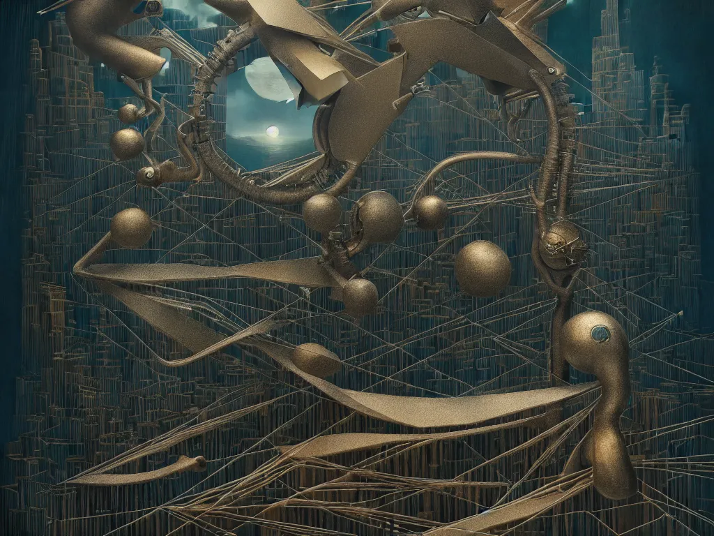 Prompt: highly detailed photo of thesis eleven, trending on deviantart, neo surrealism, sharp focus, 4 k, a lot of little details, octane, masterpiece, art by max ernst