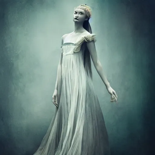 Image similar to A beautiful artistic portrait by Zhang Jingna, Motherland Chronicles,