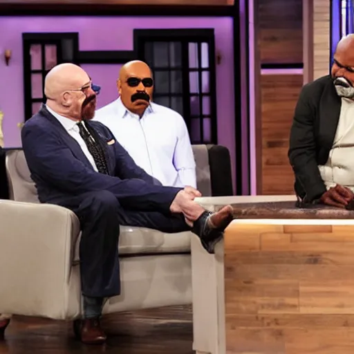 Image similar to walter white as steve harvey