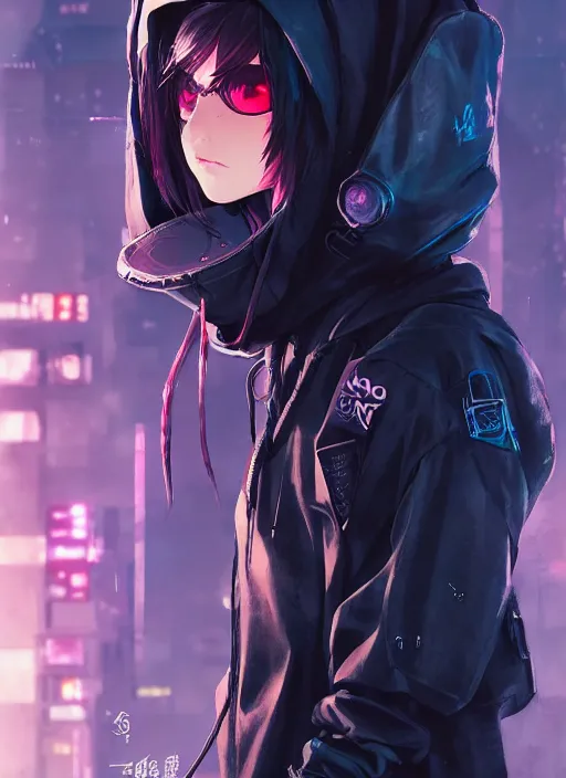 prompthunt: cyberpunk anime girl walk on the street, cyberpunk oni mask, 3  / 4 shot, street night, beautiful face, grafity, arcane, detail, good face,  pose model, concept art, in style of yoji