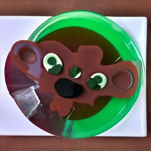 Image similar to tarsier jello art