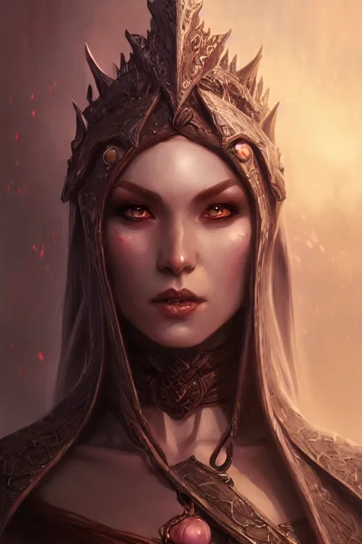 Image similar to dark elf princess, highly detailed, d & d, fantasy, highly detailed, digital painting, trending on artstation, concept art, sharp focus, illustration, art by artgerm and greg rutkowski and fuji choko and viktoria gavrilenko and hoang lap