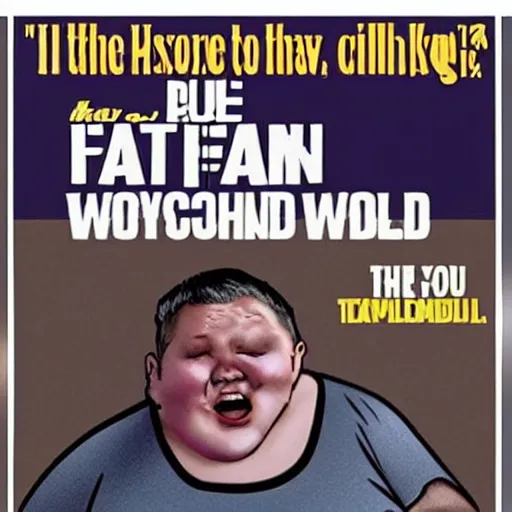 Image similar to the fattest man in the world