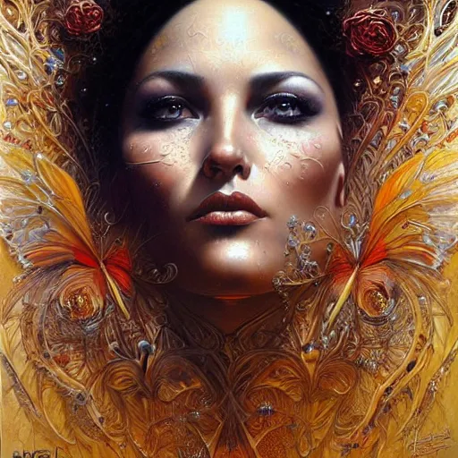 Prompt: heaven. highly detailed painting by karol bak 8 k