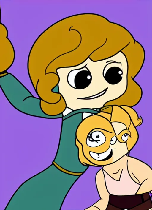 Image similar to tyrion lannister is a cartoon character in powerpuff girls