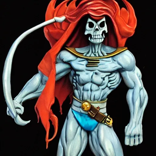 Prompt: skeletor