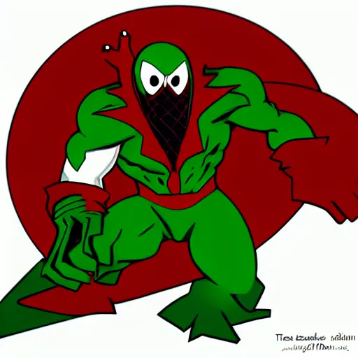 Prompt: Spawn by Todd-MacFarlene, SVG, Vector sticker, flat colors, full-body, uncropped, white-space-surrounding-subject