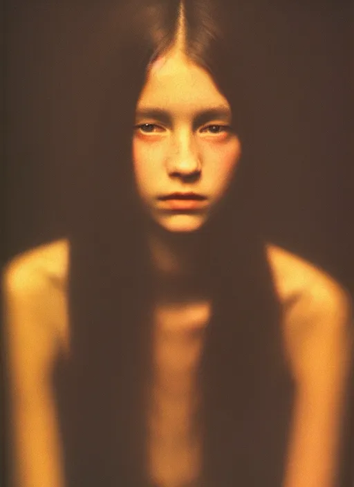 Image similar to a portrait of a pretty young lady by bill henson