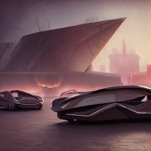 Image similar to sci-fi car dynamic organic forms structure car and wall structure in the coronation of napoleon painting by Jacques-Louis David and in the blade runner 2049 film search pinterest keyshot product render 4k in dark plastic