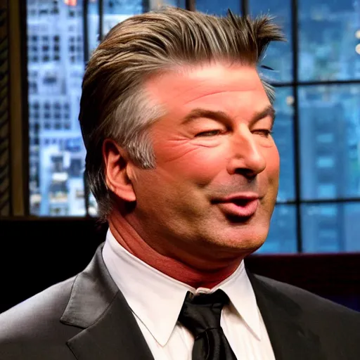 Image similar to alec baldwin looking sad tears in eyes