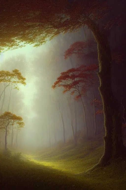 Prompt: a beautiful digital illustration painting of a foggy forest turbulent wind by benoit b. mandelbrot, steven belledin, martin johnson heade, lee madgwick, caspar david friedrich, and david rios ferreira. 8 k resolution trending on artstation concept art digital illustration