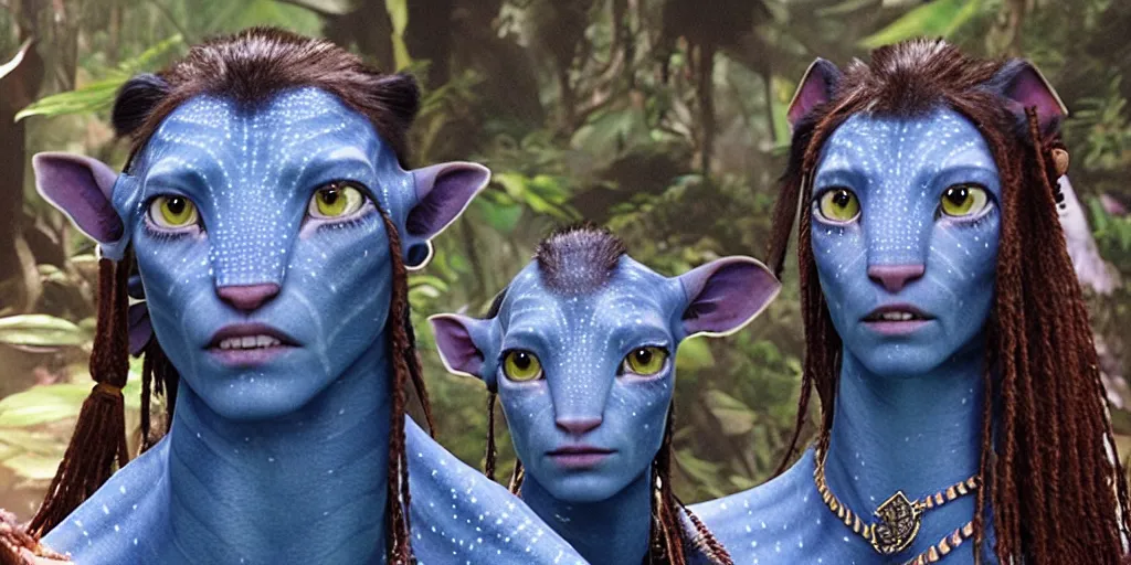 Image similar to still from avatar 2