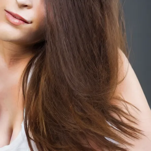 Image similar to young brunette woman with hooknose from all sides