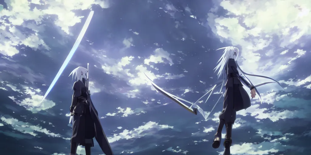 Image similar to Sephiroth in Your Name by Makoto Shinkai