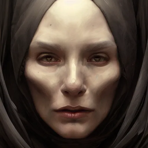 Prompt: portrait of grim reaper, intricate, elegant, highly detailed, digital painting, artstation, concept art, smooth, sharp focus, illustration, art by artgerm and greg rutkowski and alphonse mucha and william - adolphe bouguereau