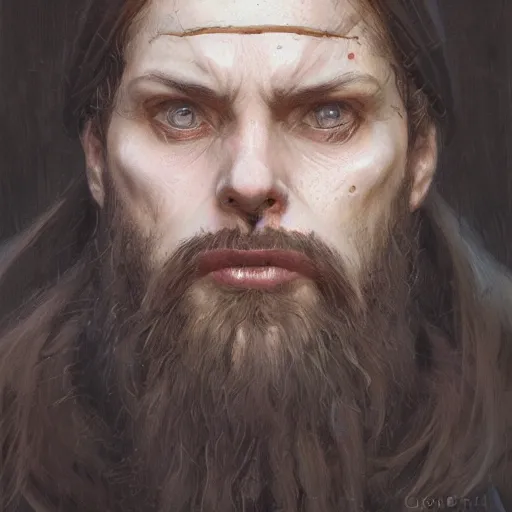 Prompt: realistic d & d fantasy eldritch cultist, closeup portrait art by donato giancola and greg rutkowski, vintage retro, realistic face, digital art, trending on artstation, symmetry!!