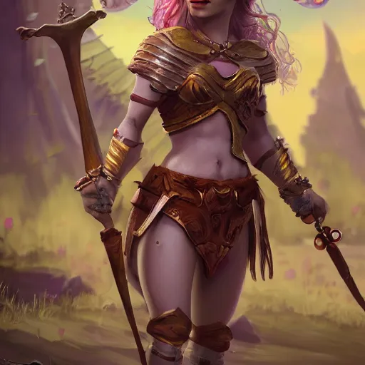 Image similar to super cute woman warrior princess 3D concept by Tiger HKN and Gediminas Pranckevicius, face very realistic, spreadsheet character, Game Art, Ultra wide angle, hyper detailed, Character Modeling, cartoon, cinematic, raytrace, Trend on artstation, C4D