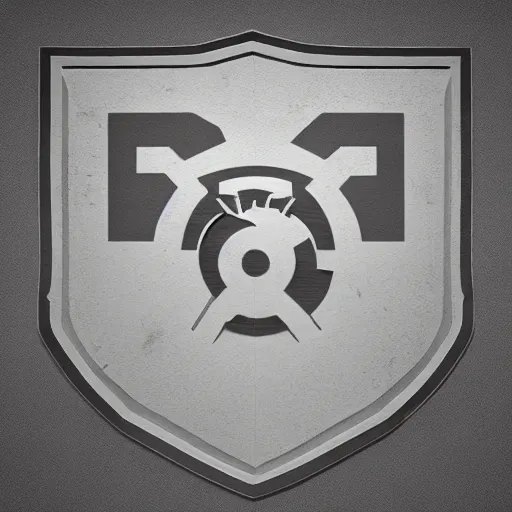 Image similar to Team Fortress 3 Logo, grainy, cracked, gradient, detailed, very detailed, heavily detailed, intricate details, intricately detailed, digital art, trending on artstation, 3D, studio quality lighting, dramatic lighting HD Quality, 4k resolution, 8k resolution, black background, Team Fortress 3 Logo is white with a dark brown and black border and is in the foreground, Realistic, Shiny Lighting, Shiny, 60s Style, 1960s Style