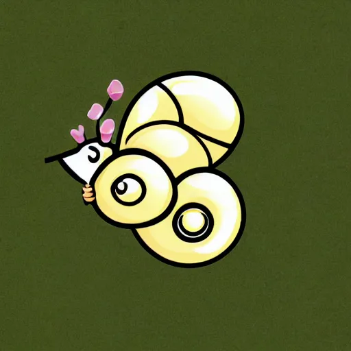 Image similar to cute snail logo