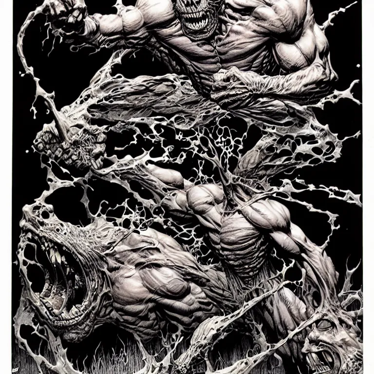 Image similar to advertising campaign by bernie wrightson