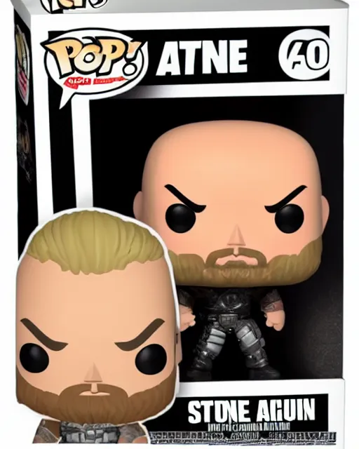 Image similar to A Stone Cold Steve Austin Funko Pop. Photographic, photography