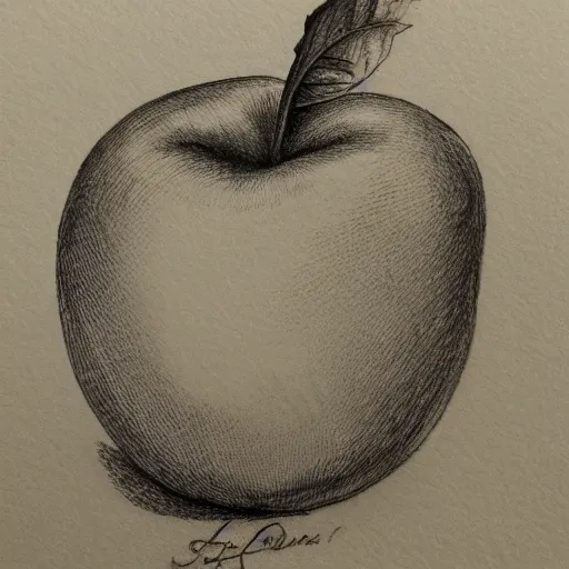 Image similar to highly detailed apple