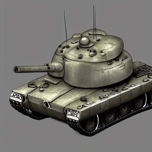 Prompt: a military illustration of a tank by david pentland, world war 2 background,,artstation,deviantart,Unreal Engine
