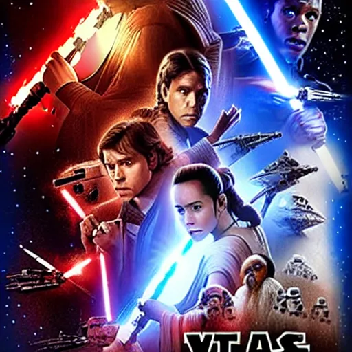 Image similar to star wars episode 1 5 movie poster