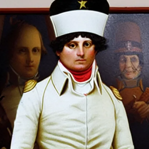 Image similar to napoleon bonaparte in mcdonalds