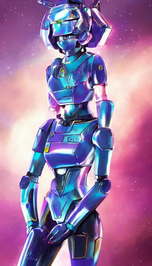 Prompt: Princess Rosalina in a scifi futuristic full body space suit by Ilya Kuvshinov concept art, Mobile Suit Gundam Mech suit Evangelions, symmetrical face Glycerine skin hyper realistic neon Bioluminescent Cleopatra, trending on artstation