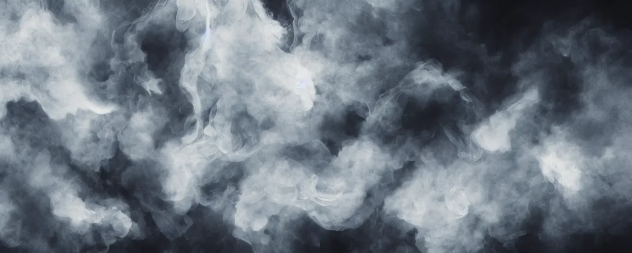 Image similar to ” swirling smoke against a black backdrop, [ cinematic, detailed, epic, widescreen, opening, establishing, mattepainting, photorealistic, realistic textures, octane render ] ”