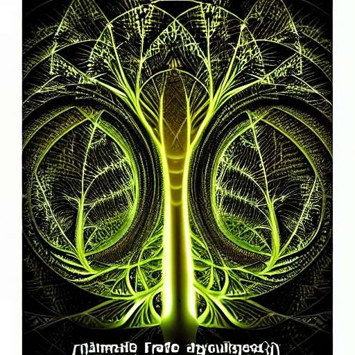 Image similar to L-tree fractal poster