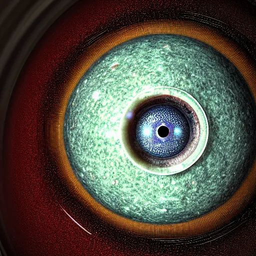 Prompt: the universe in the middle of an eye, close up, highly detailed, octane render,
