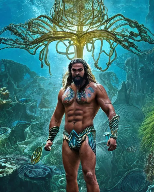 Officially Licensed DC Comics Aquaman Anime Variant Play Arts Kai Action  Figure | #1724035564