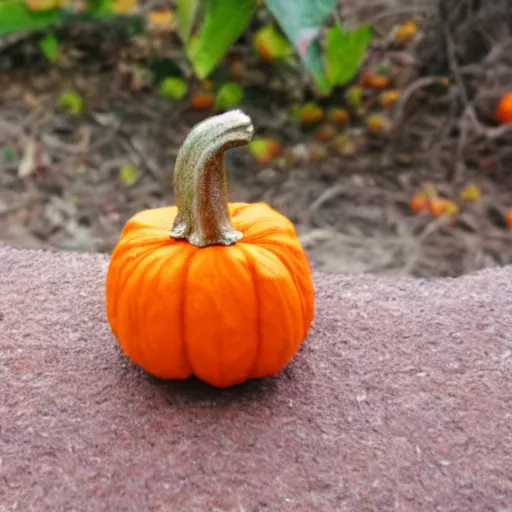 Image similar to the world's smallest pumpkin