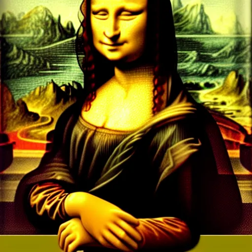 Image similar to mona lisa is a cat