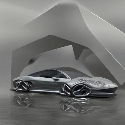 Image similar to car Ash Thorp khyzyl saleem car on the coronation of napoleon : medium size : in oil liquid, organic architecture small size forms structure : 7, u, x, y, o medium size forms: Kazimir Malevich forms : zaha hadid architecture forms: brutalist medium size forms: keyshot, unreal engine 5, high reflections oil, liquid high glossy, high specularity, ultra detailed, 4k, 8k, 16k