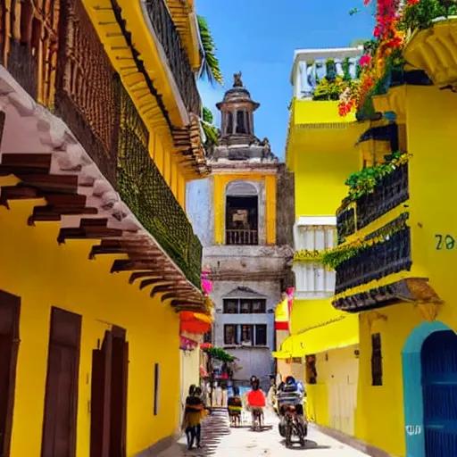 Prompt: cartagena colombia