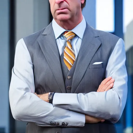 Image similar to super high quality saul goodman, realistic photorealistic high-resolution saul Goodman, very saul goodman, high def, saul, saul Goodman, better call saul, better call saul Goodman, 8k, 4k, professional, depth of field, sigma art 85mm f1.4, large sensor dslr, professional photo, saul goodman, very very saul goodman