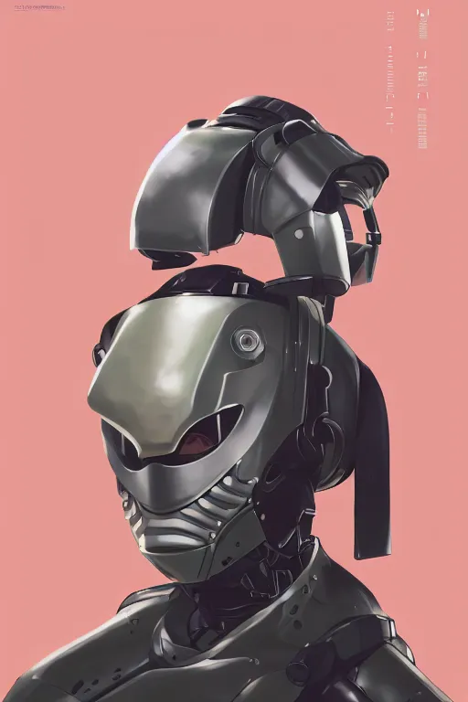 Image similar to robot ninja mask helmet metal gear solid training suit swat commando, aesthetic octane render, 8 k hd resolution, by ilya kuvshinov and cushart krentz and gilleard james, by carl warner and jim woodring, trending on artstation : 1. 5, sweet joy harmony color scheme