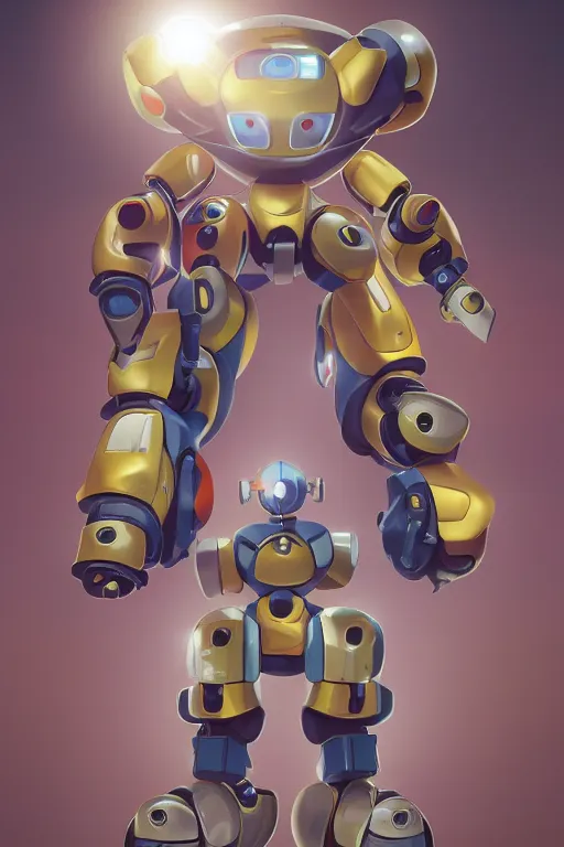 Image similar to metabots medabots medarotto medarot robot minimalist comics, behance hd by jesper ejsing, by rhads, makoto shinkai and lois van baarle, ilya kuvshinov, rossdraws global illumination ray tracing hdr radiating a glowing aura